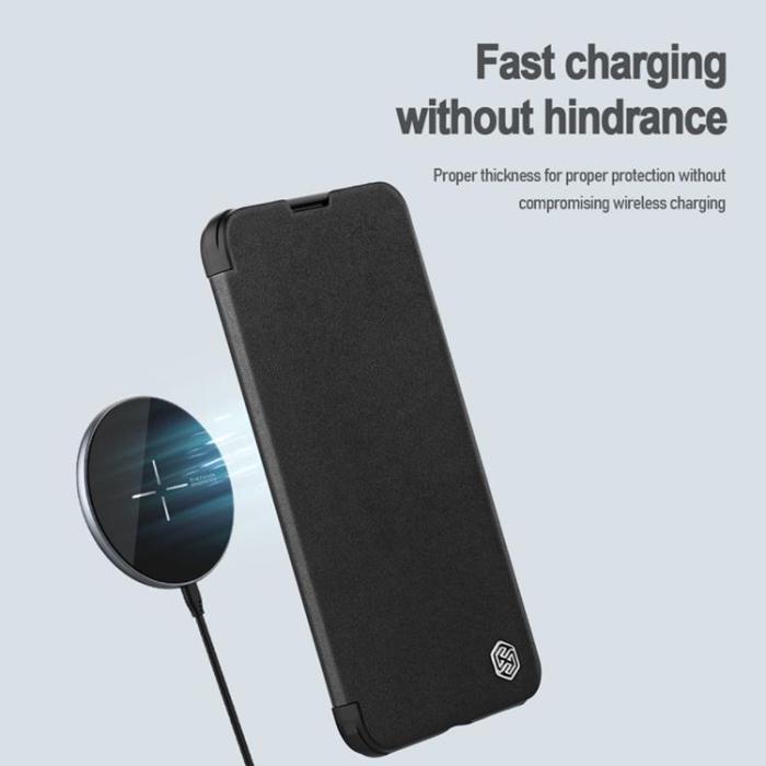Nillkin - Nillkin iPhone 14 Plus Plånboksfodral QinPro - Grön