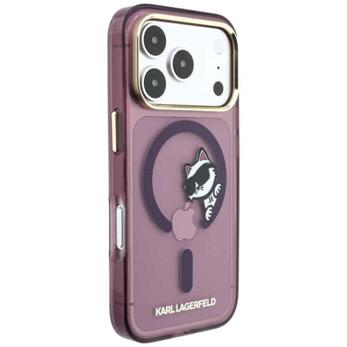 KARL LAGERFELD - Karl Lagerfeld Mobilskal För iPhone 18 Pro Max/17 Pro Max Magsafe Peekaboo Logo