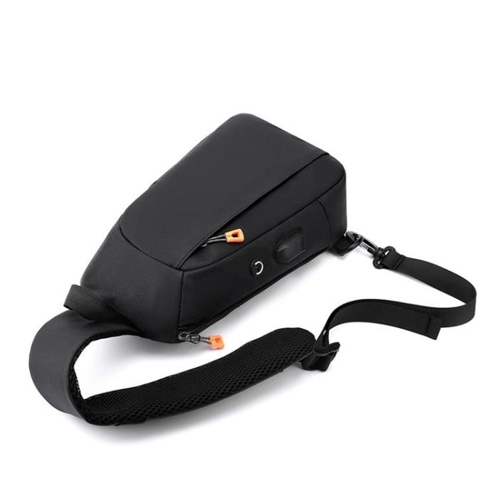 A-One Brand - CrossBody Väska USB Port - Svart