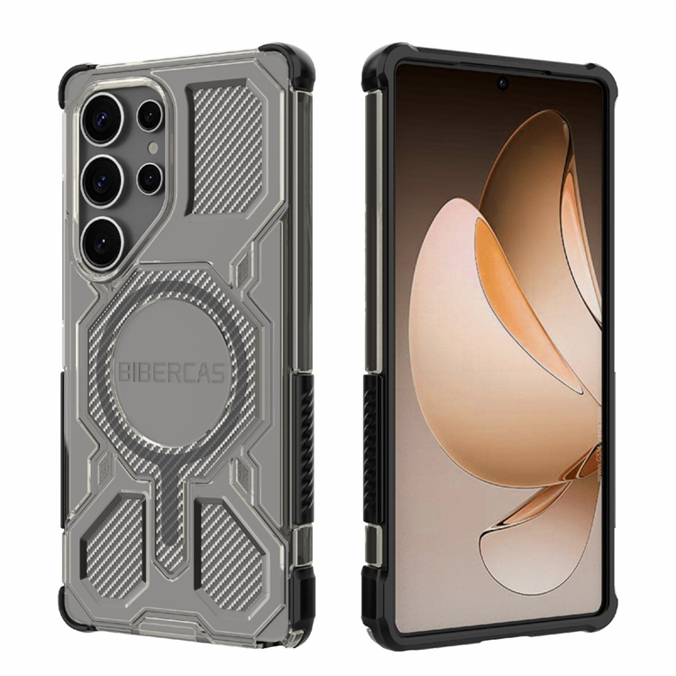 BIBERCAS Galaxy S25 Ultra Mobilskal MagSafe J-16 Transparent | 2353 | AlltMobil