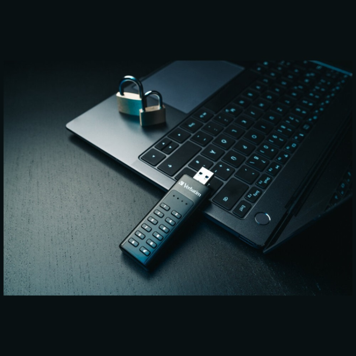 Verbatim - Verbatim Extern Hårddisk med Tangentbordssäker USB-C 3.1 Gen 1 128 GB