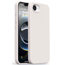 A-One Brand - iPhone 16e Mobilskal Ultra Thin Silikon - Antique Vit