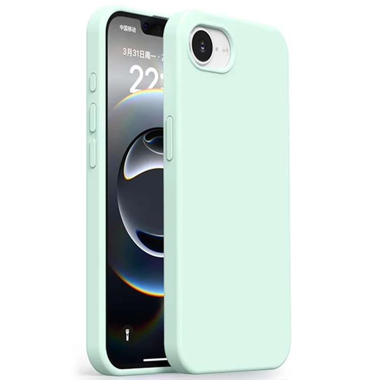 iPhone 16e Mobilskal Ultra Thin Silikon - Ljus Grön | 2353 | AlltMobil