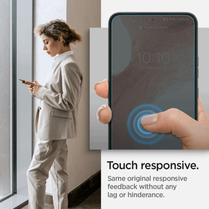 Spigen - Spigen EZ-FIT Härdat Glas Skärmskydd 2-Pack Galaxy S22