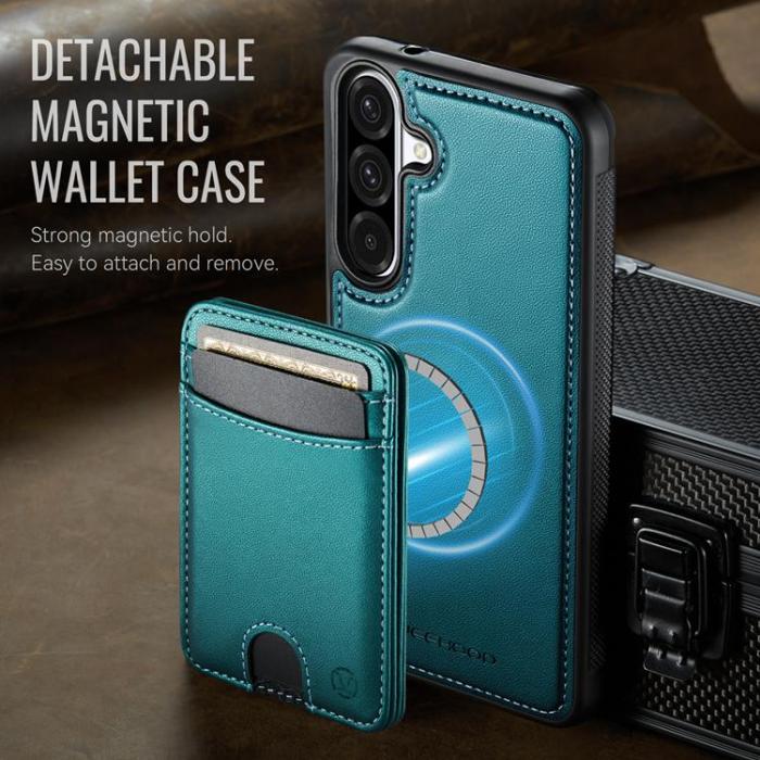 OEM - JEEHOOD Samsung Galaxy A26 5G Mobilskal KonstLäder - Blå