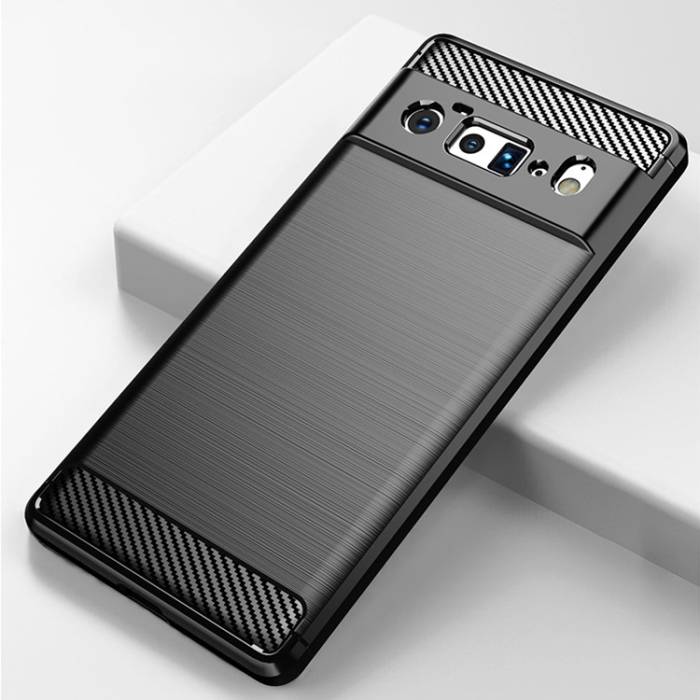 UTGATT - Google Pixel 6 Pro Skal Carbon Flexible - Svart