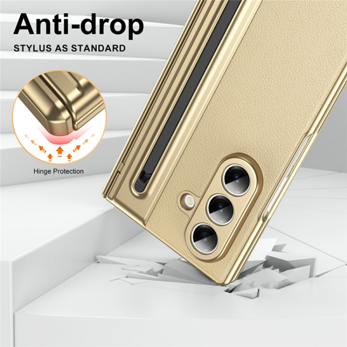 A-One Brand - Galaxy Z Fold 7 Mobilskal Matte Electroplated - Guld