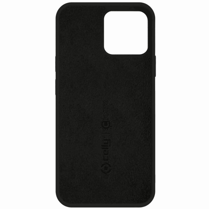 Celly - Celly iPhone 13 Mobilskal Cromo Soft Rubber - Svart