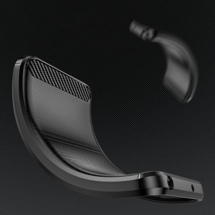 OEM - Galaxy A54 5G Skal Carbon Silicone Flexible - Svart