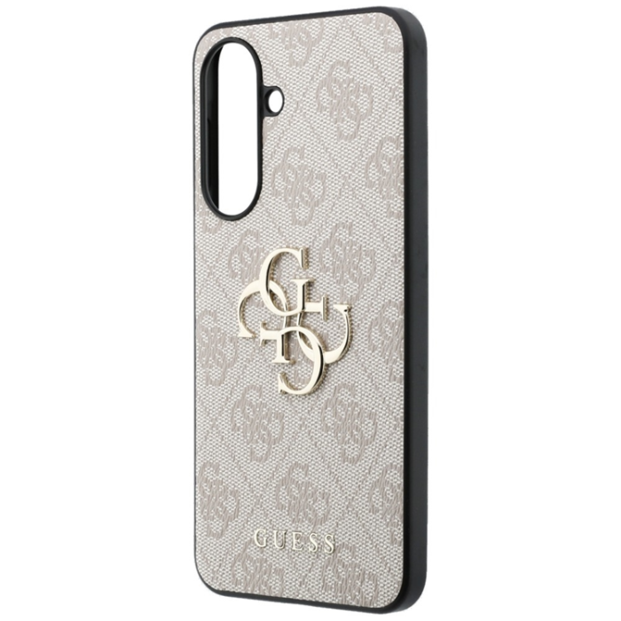 Guess - Guess Mobilskal För Galaxy A57 5G Läder 4G Metal Logo - Rosa