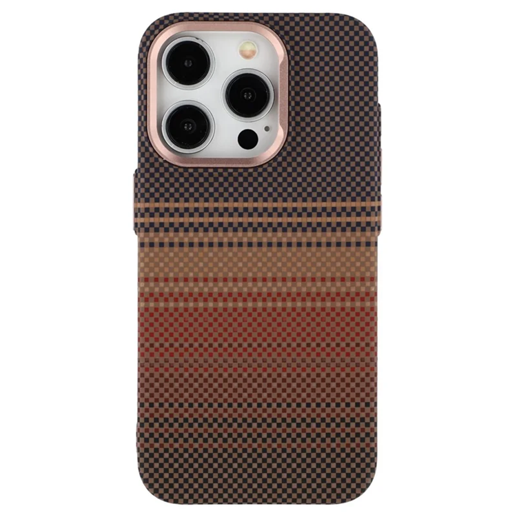 iPhone 14 Pro Max Mobilskal Magsafe Aramid Fiber - Guld | 2353 | AlltMobil