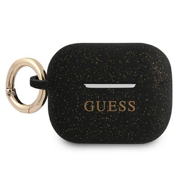 Guess Silicone Glitter Skal AirPods Pro - Svart | 2353 | AlltMobil