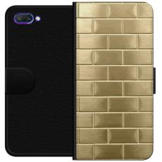 iSecrets - Pl&aring;nboksfodral till Honor 10 med Gyllene Murstenar