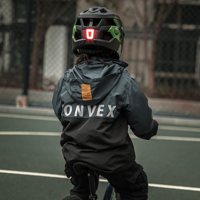 Rockbros - Rockbros Barncykelhjälm Med Avtagbar Chin S (48-54) - Grön