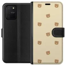 Gustaf - Pl&aring;nboksfodral till Samsung Galaxy S10 Lite med Bj&ouml;rnm&ouml;nster