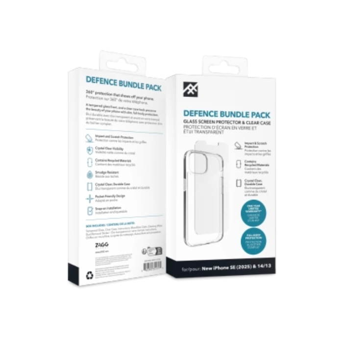 Zagg - Zagg iPhone 16e/15/14/13 Mobilskal Magsafe Defense - Transparent