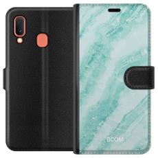 iSecrets - Pl&aring;nboksfodral till Samsung Galaxy A20e med Mint Marble