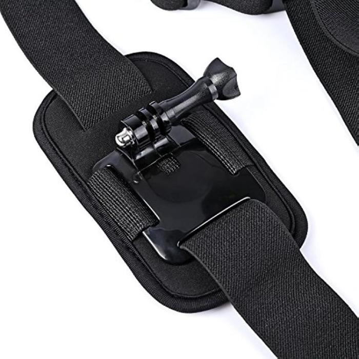 OEM - Go Pro Kamera Mount Med Axelband - Svart