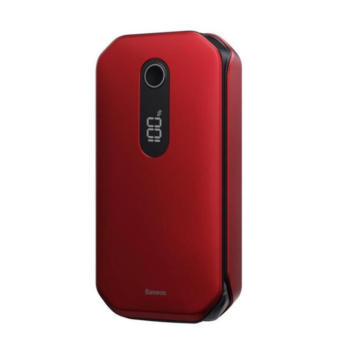 UTGATT1 - Baseus Power Super Energy Bil Jump Starter 12000 mAh 12 V 1000 A/600 A - Röd