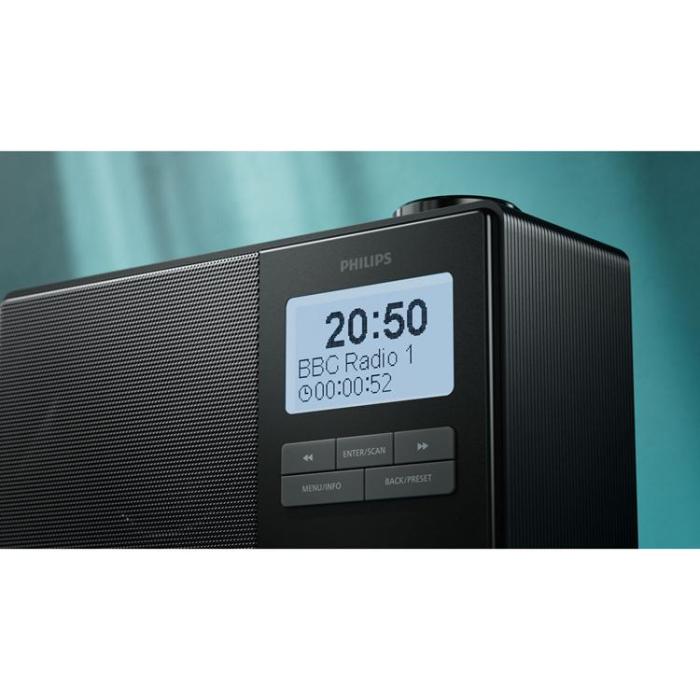Philips - Philips Radio DAB+/FM Bluetooth TAR5600/10 - Svart