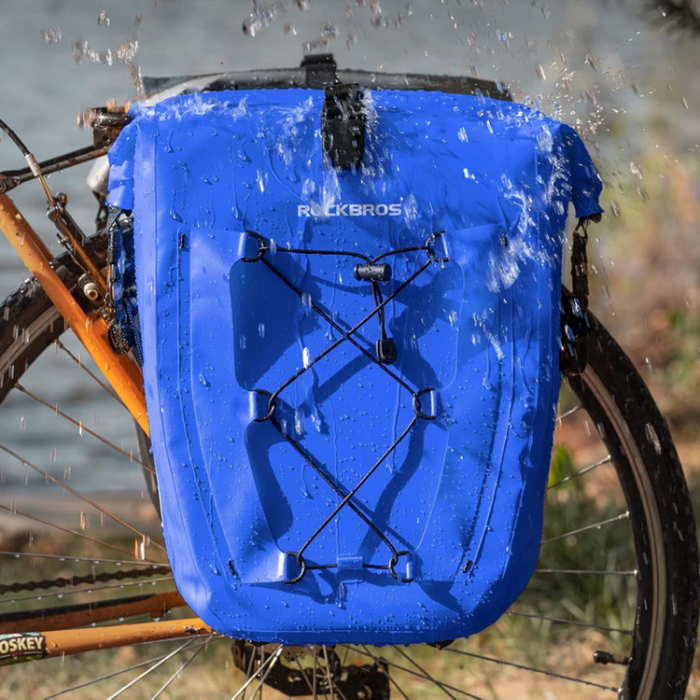 Rockbros - Rockbros Vattentät Cykelväska 25-32L - Blå