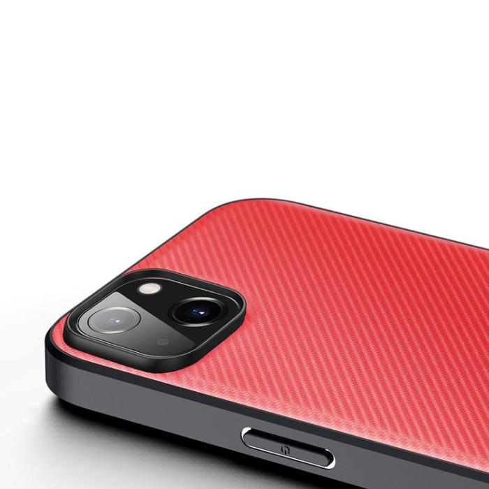 Dux Ducis - Dux Ducis iPhone 14 Plus Skal Fino Nylon - Röd