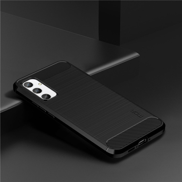 A-One Brand - Galaxy A34 5G Mobilskal Carbon Fiber - Svart