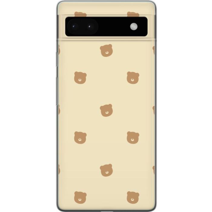 iSecrets - Mobilskal till Google Pixel 6a med Björnmönster