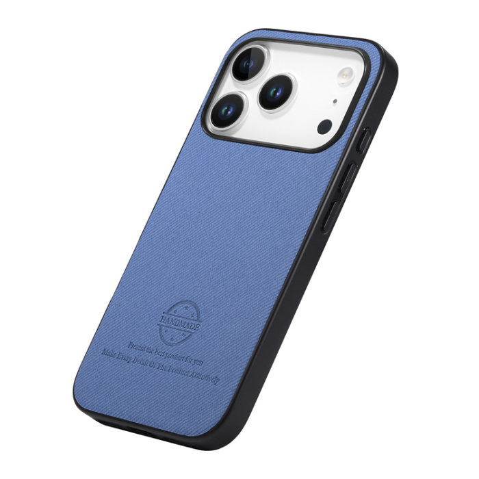 A-One Brand - iPhone 17 Pro Mobilskal Trasa Läder - Blå