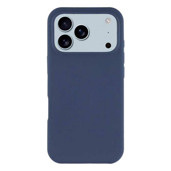 A-One Brand - iPhone 17 Pro Max Mobilskal Solid Silikon Shockproof - Mörkblå