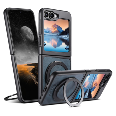 SUTENI - SUTENI Galaxy Z Flip 5 Mobilskal MagSafe G3 Waxy - Blå