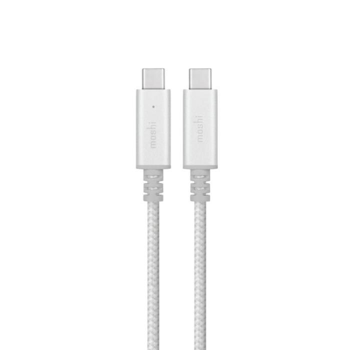 Moshi - Moshi USB-C Laddningskabel Med Smart LED 2m - Silver