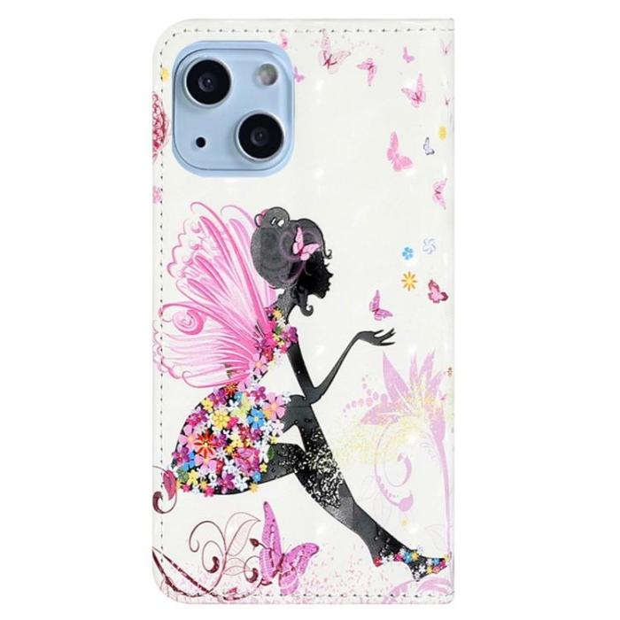 OEM - iPhone 14 Plus Plånboksfodral Folio Flip - Girl