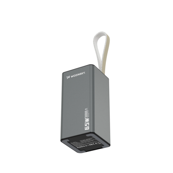 Wozinsky - Wozinsky Powerbank 30000mAh 65W 2xUSB-C 1xUSB-A - Svart