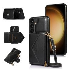 OEM - Mobilfodral f&ouml;r Samsung Galaxy S26 Konstl&auml;der + TPU - Svart