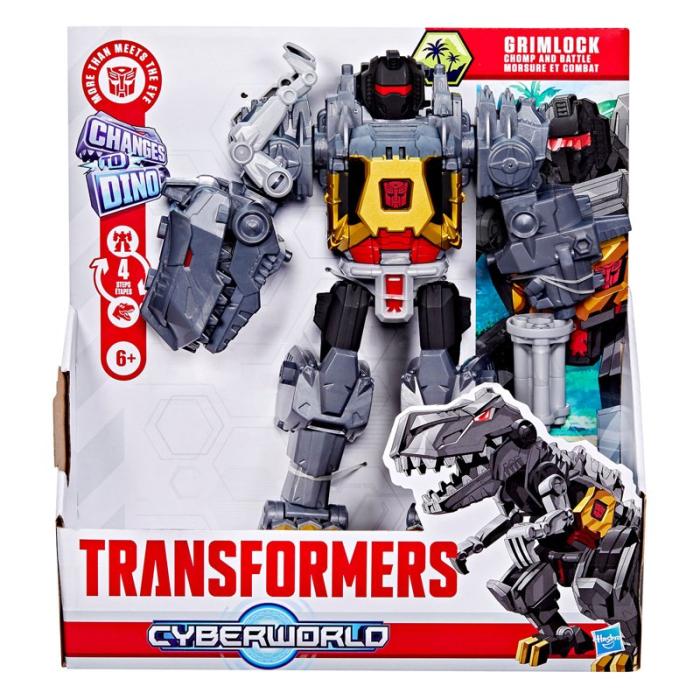 TRA - TRA Cyberworld Grimlock Chomp & Battle 9 Inch Actionfigur