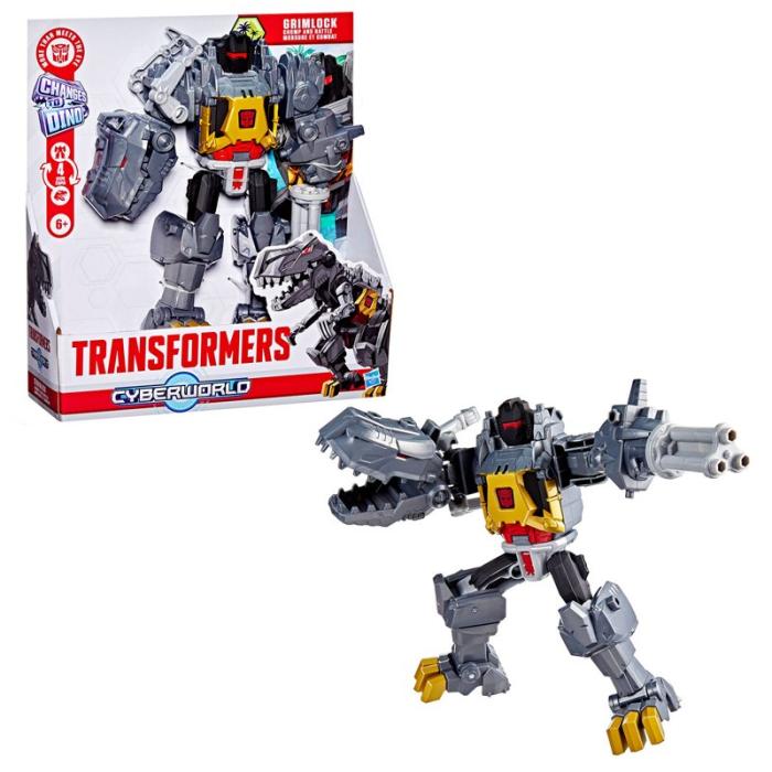 TRA - TRA Cyberworld Grimlock Chomp & Battle 9 Inch Actionfigur