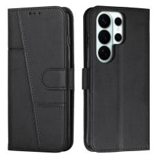 OEM - Pl&aring;nboksfodral f&ouml;r Samsung Galaxy S26 Ultra Konstl&auml;der - Svart