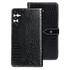 IDEWEI - IDEWEI Mobilfodral f&ouml;r Samsung Galaxy S26 Konstl&auml;der Flip - Svart