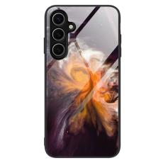 OEM - Mobilskal f&ouml;r Samsung Galaxy S26 Plus Marmor m&ouml;nster Tempererat glas + - Gr&aring;