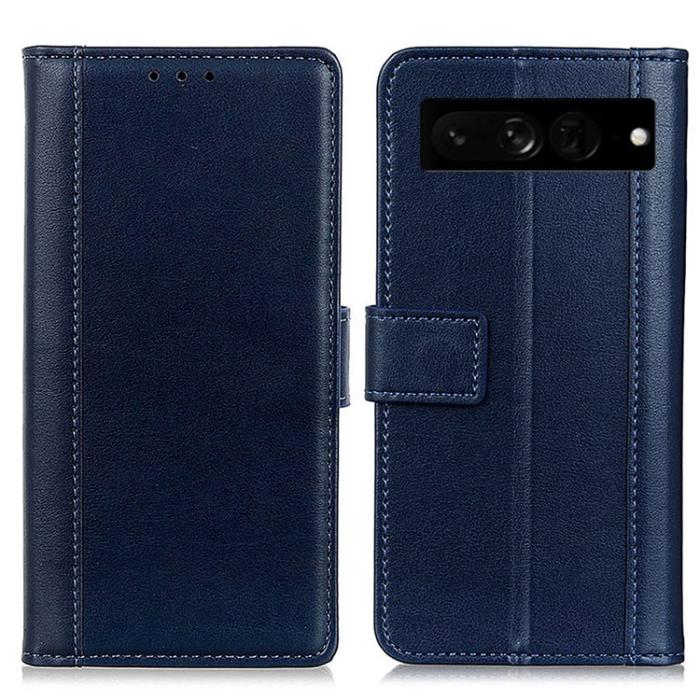 A-One Brand - Google Pixel 7 Pro Plånboksfodral PU Läder TPU - Blå