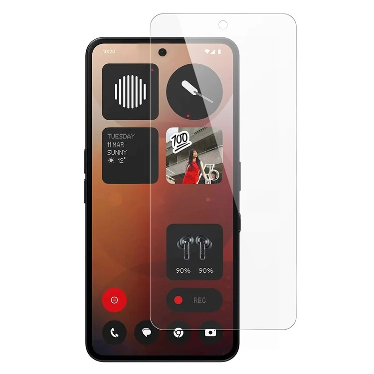 Nothing Phone 3(a)/3(a) Pro Härdat Glas Skärmskydd - Clear | 5468 | AlltMobil