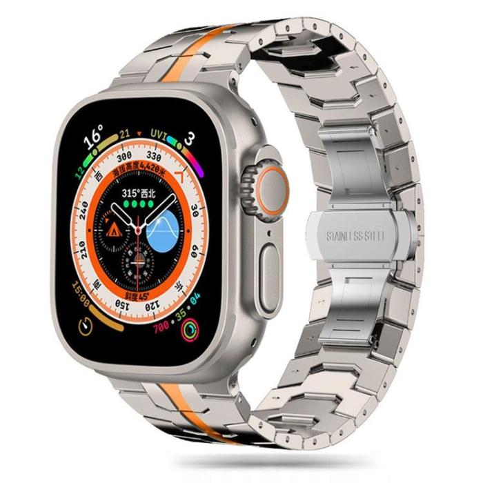 Tech-Protect - Tech-Protect Apple Watch (44/45/46/49mm) Armband Lines - Titanium