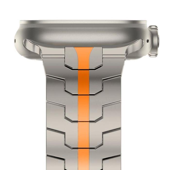 Tech-Protect - Tech-Protect Apple Watch (44/45/46/49mm) Armband Lines - Titanium