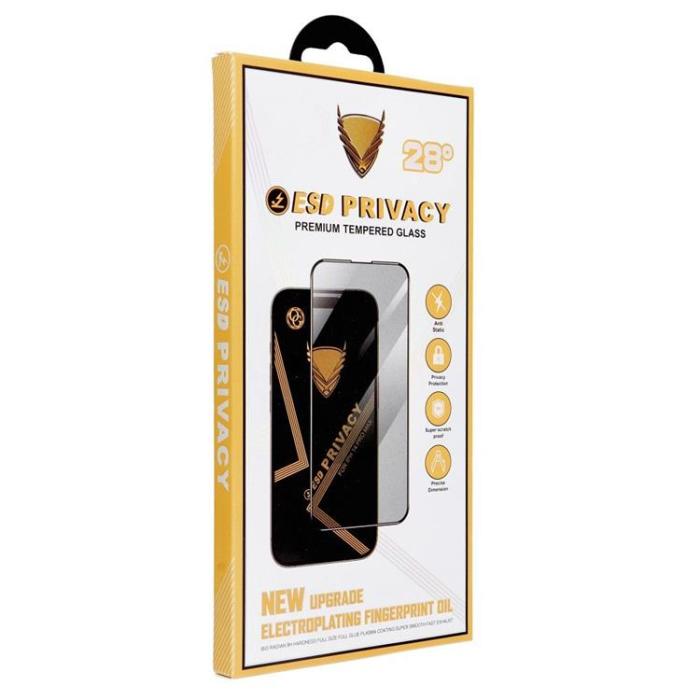 OG - OG Galaxy S21 FE Härdat glas Skärmskydd Premium Privacy