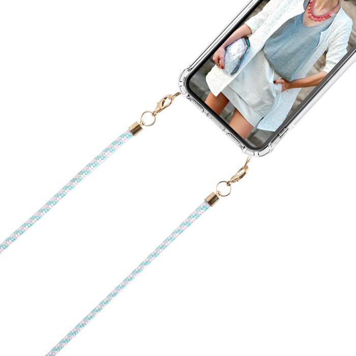 Boom of Sweden - Boom Halsbandsrem Rope - Mint Stripes
