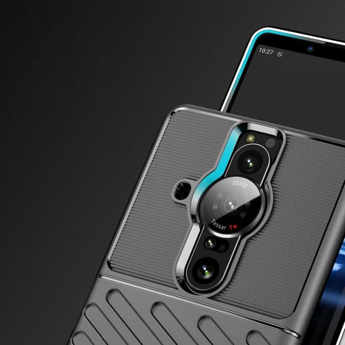 OEM - Sony Xperia Pro-I Skal Thunder Armored Flexible - Svart