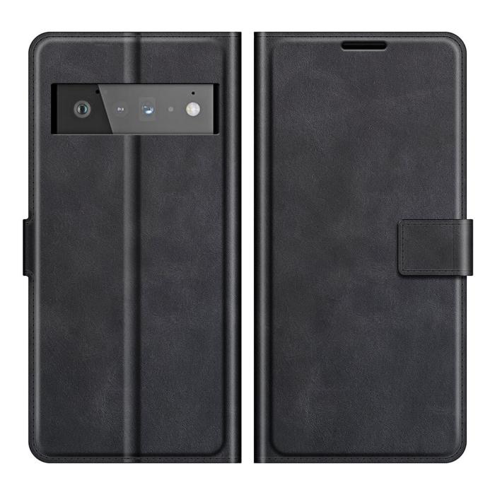 A-One Brand - Flip Folio Plånboksfodral till Google Pixel 6 Pro - Svart