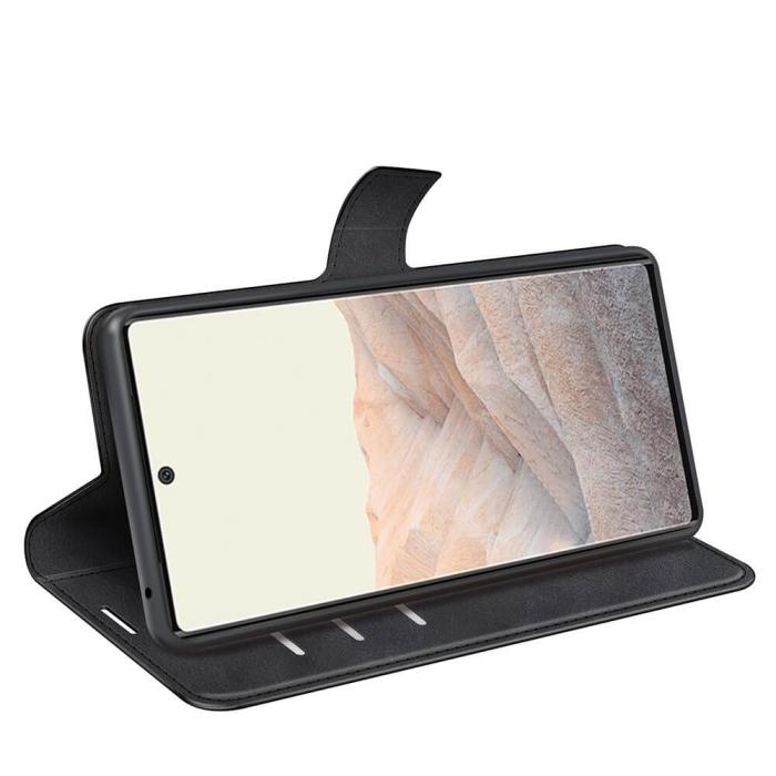 A-One Brand - Flip Folio Plånboksfodral till Google Pixel 6 Pro - Svart
