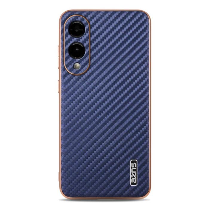 AZNS - AZNS Samsung Galaxy S25 Edge Fodral - Electroplating PU + TPU - Blå